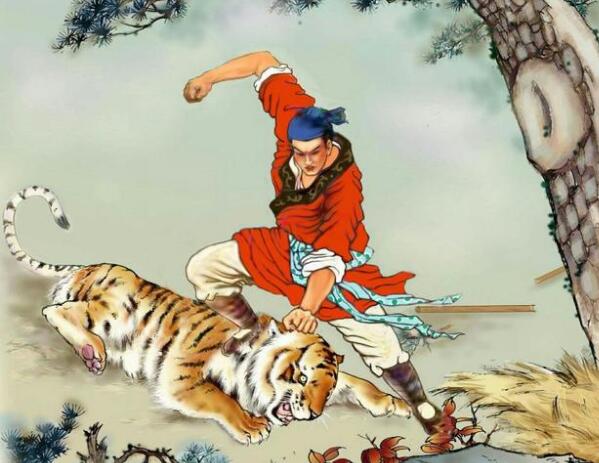 Water Margin - Wu song fought the tiger(图1)