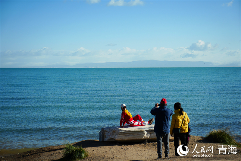 Vibrant autumn in Qinghai Lake, Chinas largest inland saltwater lake(图4)