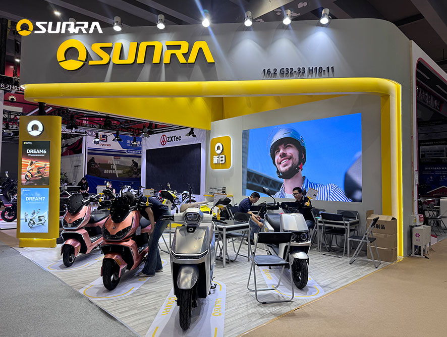 SUNRA Electric Vehicles Shine at Canton Fair: Global Merchants Witness the Rising Force of Electric Mobility(图2)