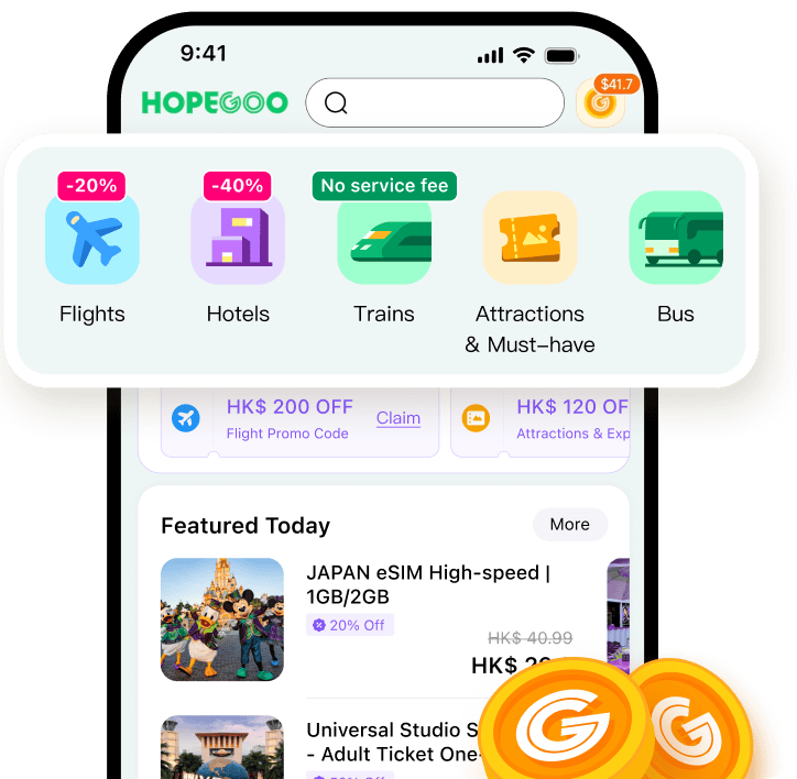 HopeGoo All-in-One Travel Platform(图1)