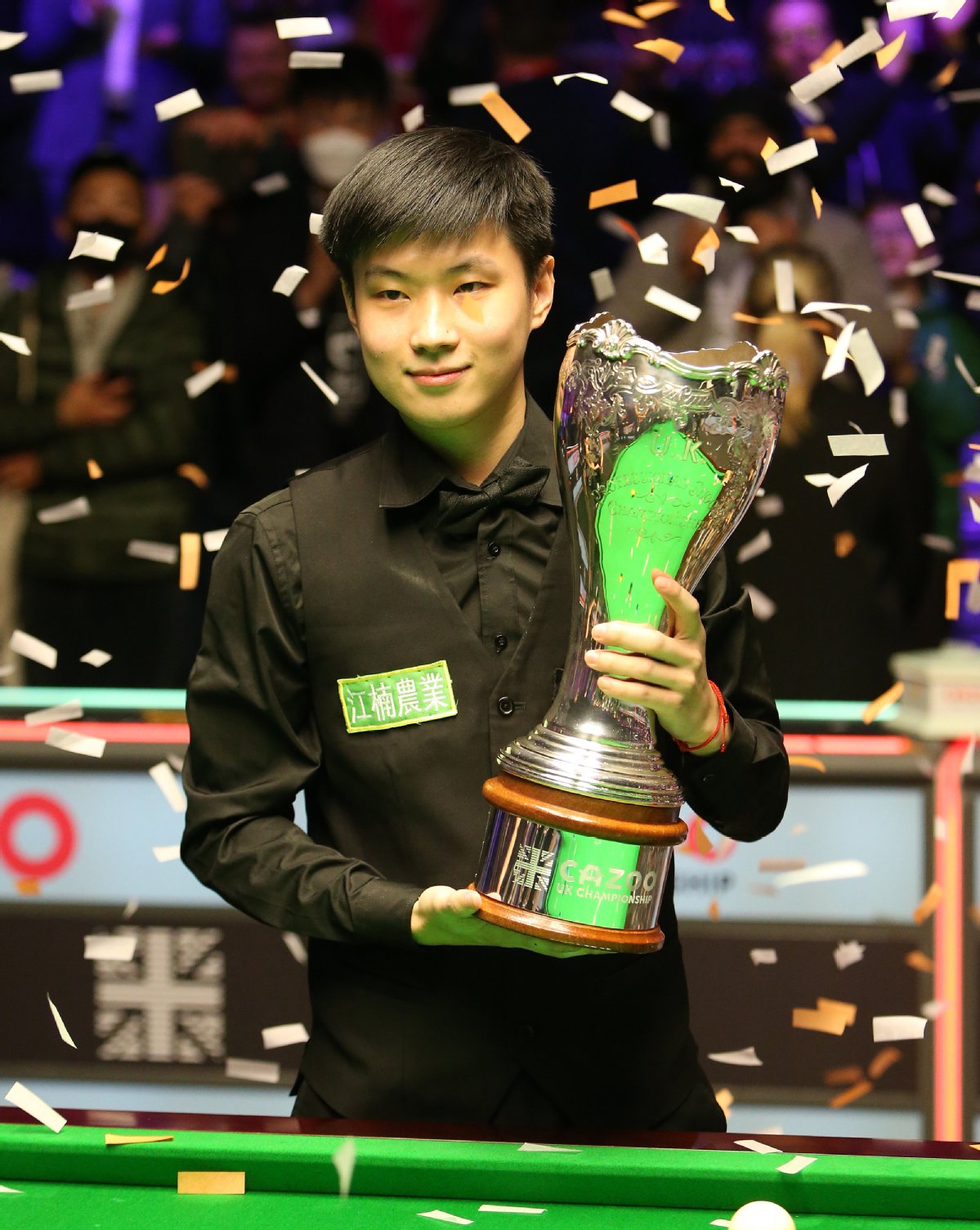 Zhao wows in baize of glory(图1)